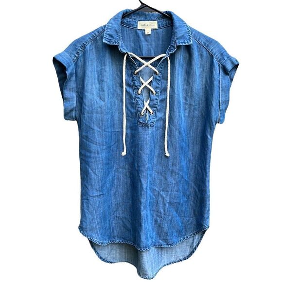 EUC Cloth & Stone top - Picture 1 of 9